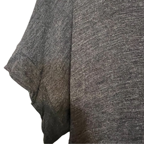 VINCE -Women’s Heathered Black Short Sleeve Tee Shirt Size M - Picture 4 of 11